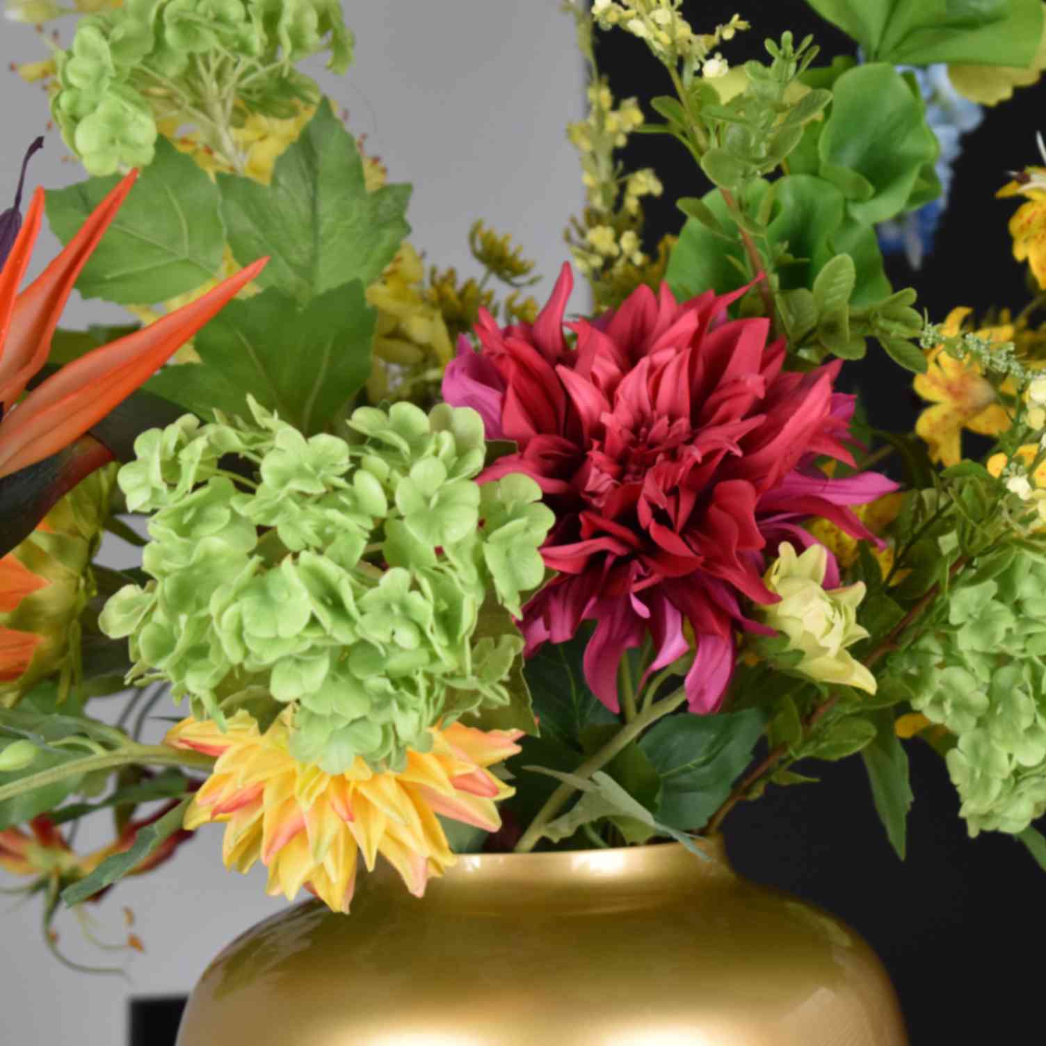 pastelkleuren zijden bloemen zomerboeket onder