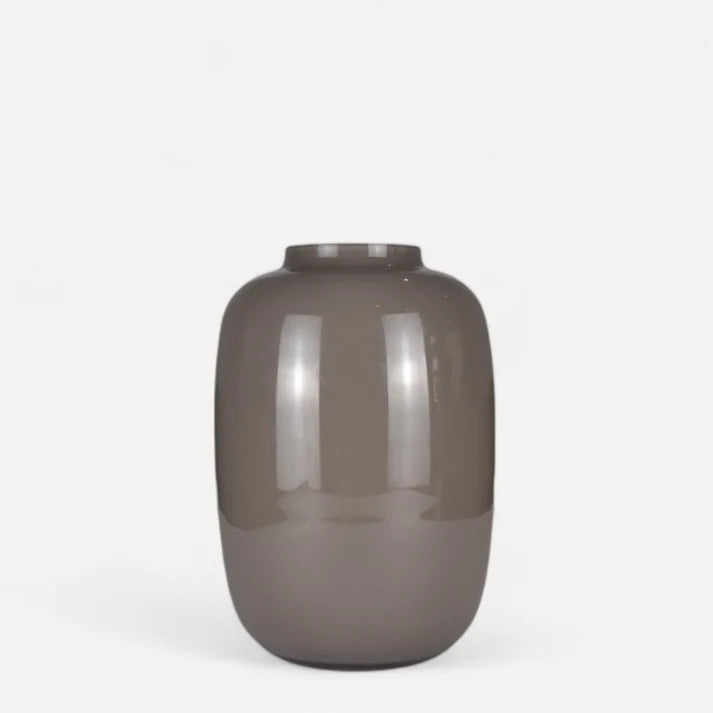 celestia grijs klein vaas voor zijden bloemen boeket