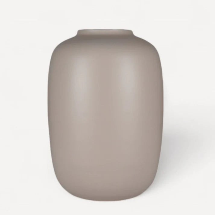 celestia mat ivoor middelgrote vaas voor zijden bloemen boeket