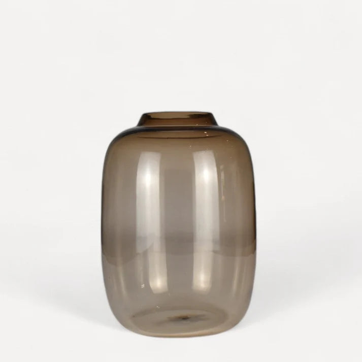 celestia smoke klein vaas voor zijden bloemen boeket