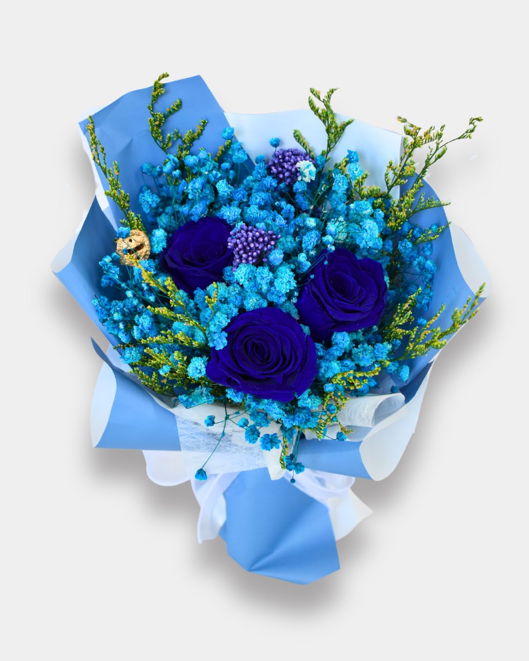 Geconserveerd Boeket | Donkerblauw
