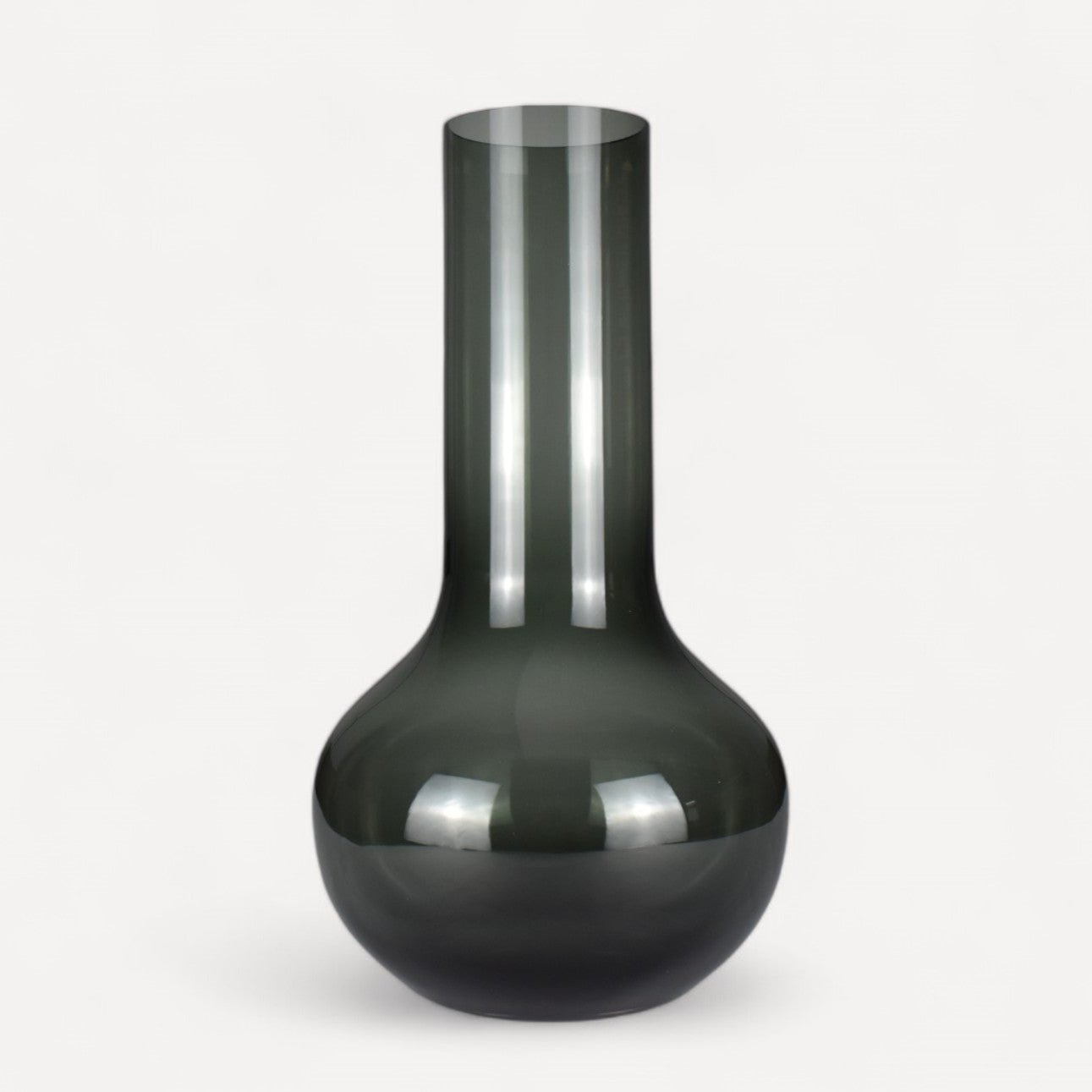Aurelia Glas Zwart M vaas