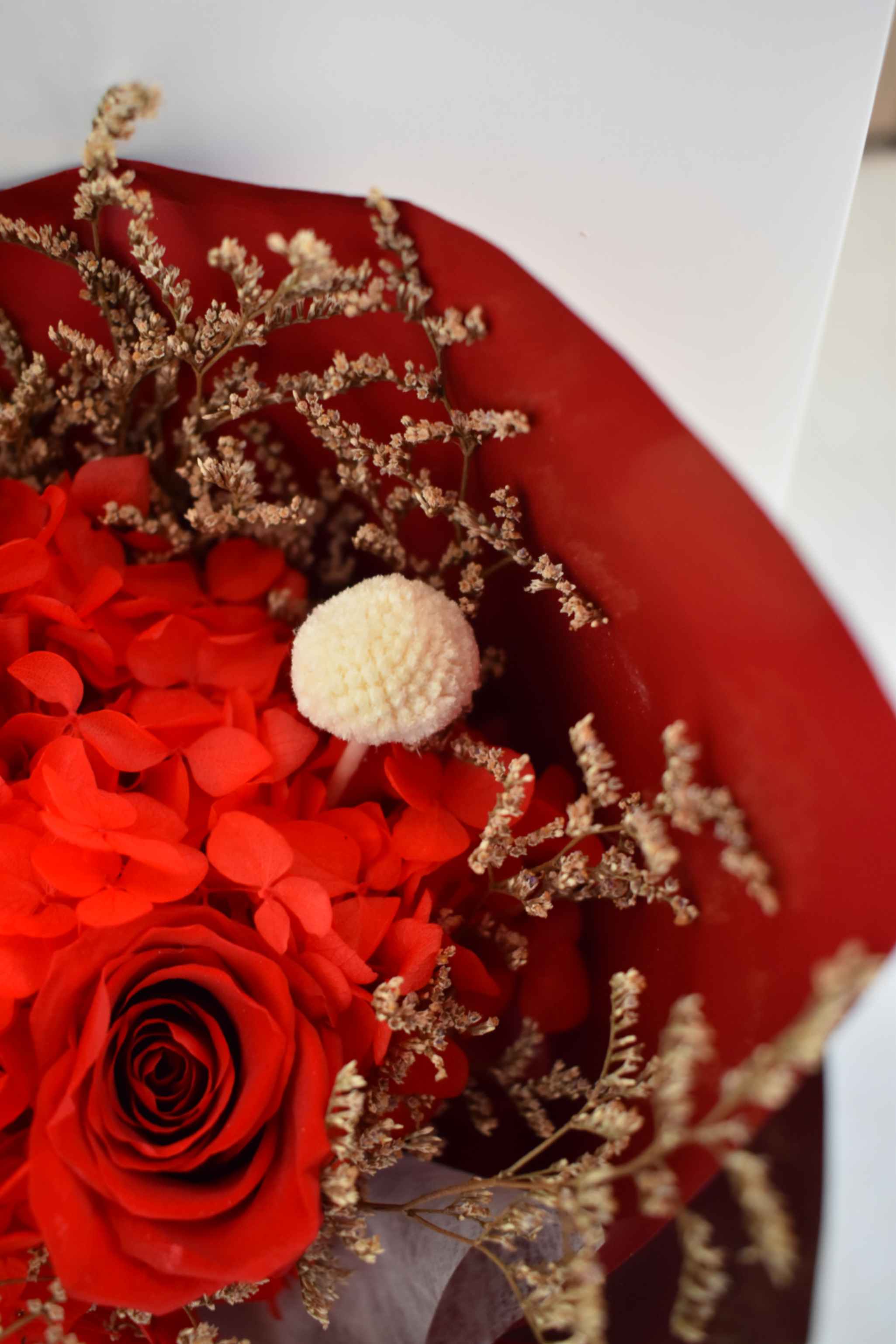 Geconserveerd Boeket | Rood